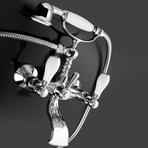 551020XX Palazzani Porter настенный смеситель для ванны и душа с гарнитуром 551020XX