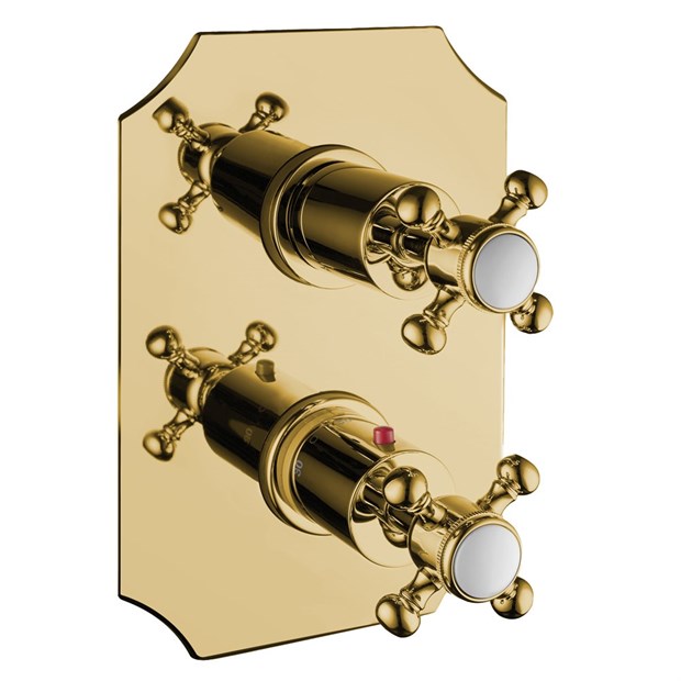 422595XX Palazzani Adams внешняя часть термостатического смесителя для ванны и душа на 2-3 потребителя, 1/2" 422595XX